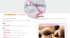 Desktop Screenshot of miksimum.com